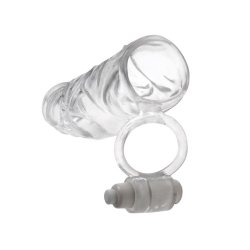 Fantasy X-tensions  Vibrating Super Sleeve - Clear