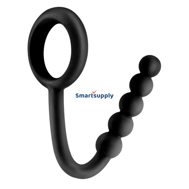 Fetish Fantasy Elite Ball Cinch with Anal Bead Black