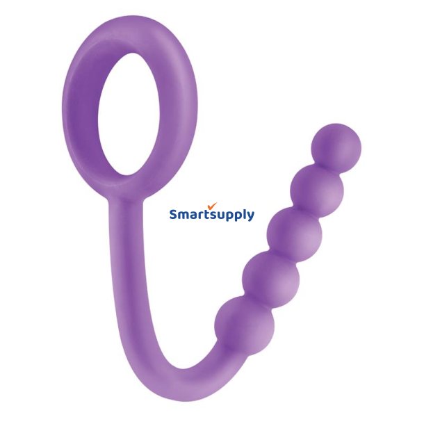 Fetish Fantasy Elite  Ball Cinch with Anal Bead Purple