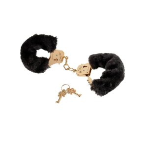 Fetish Fantasy Gold Deluxe Furry Cuffs Gold