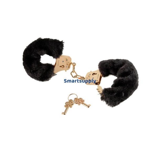 Fetish Fantasy Gold Deluxe Furry Cuffs Gold