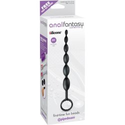 First-Time Fun Anal Beads Black