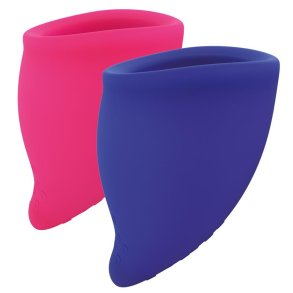 Fun Cup Explore Kit 2 Mentrual cups Pink & Ultramarine