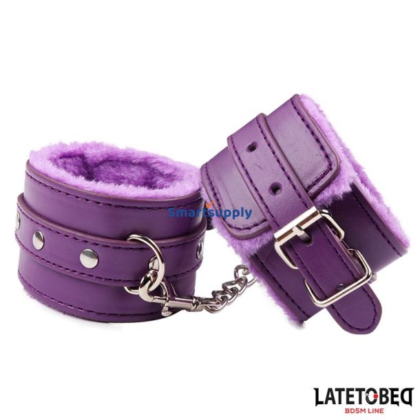 Furry Ankle Cuff Purple