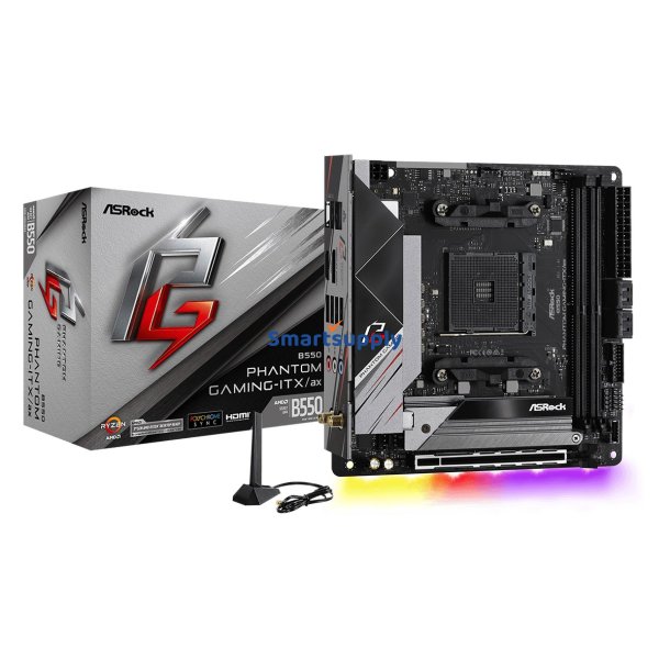 Asrock B550 Phantom Gaming-Itx/A Socket Am4 Mini Itx Amd B550