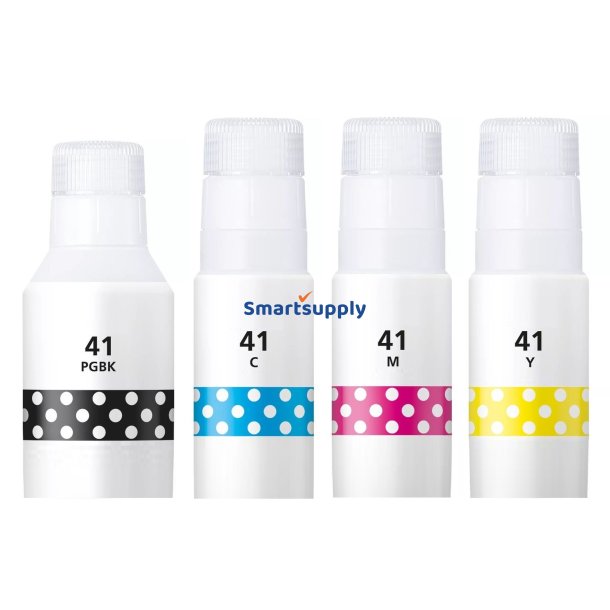 Canon GI-41 BCMY bl�kflaske 4 stk 380ml kompatibel