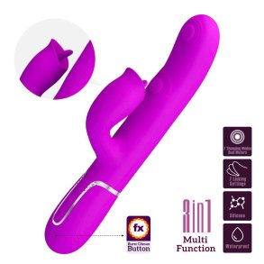 Gigi Vibrator Licking and Thumping Fuchsia