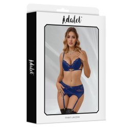 Giselle Garter Set Blue - S/M