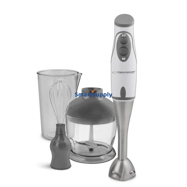 Esperanza EKM003E blender 0,75 L Nedsnkning blender 450 W Gr, Hvid
