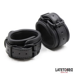 Handcuffs Adjustable Neoprene Black