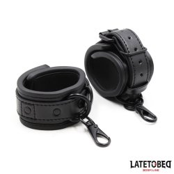 Handcuffs Adjustable Neoprene Black