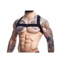 Hero Black Chest Harness - S/M