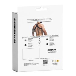 Hero Black Chest Harness - S/M