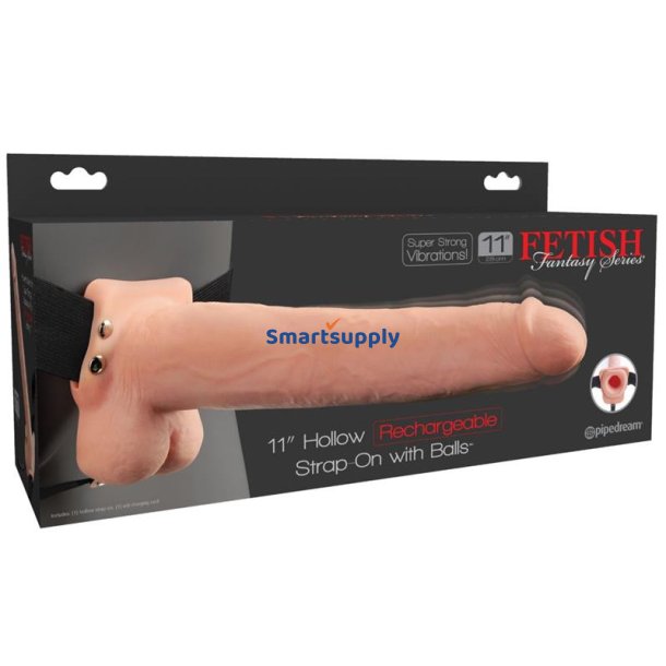 Hollow Strap-On with Dildo with Vibration 11