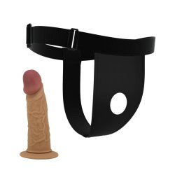 Houston Strap-On Harness with Hollow Dildo