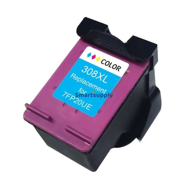 HP 308 XL Farve bl�kpatron 18ml kompatibel