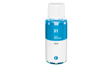 HP 31 Cyan bl�krefill 70ml kompatibel