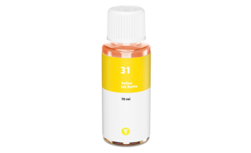 HP 31 Gul bl�krefill 70ml kompatibel