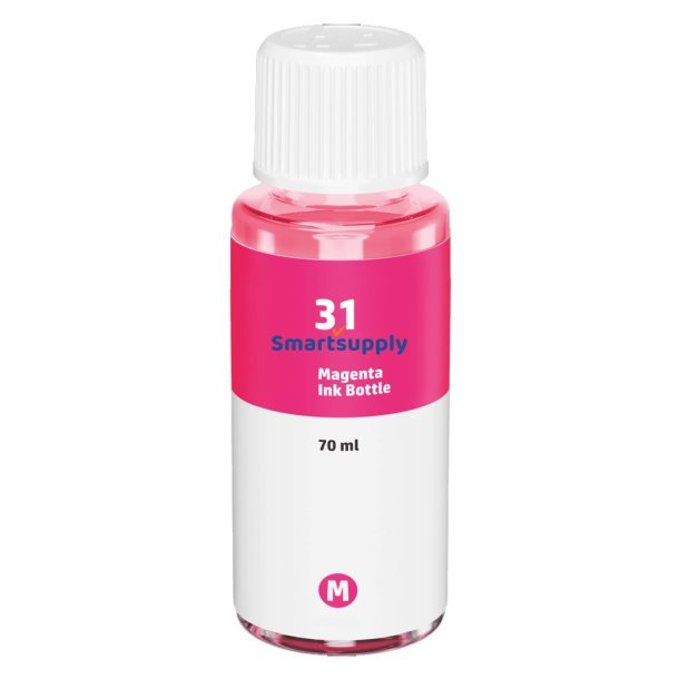 HP 31 Magenta bl�krefill 70ml kompatibel