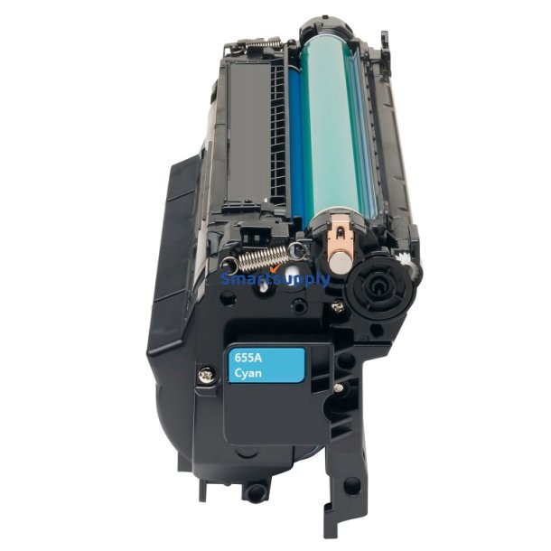 HP 655A Cyan toner 10.500 sider CF451A kompatibel