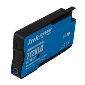 HP 712 Cyan bl�kpatron 29ml kompatibel