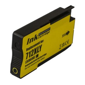 HP 712 Gul bl�kpatron 29ml kompatibel
