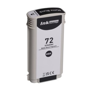 HP 72 Mat Sort bl�kpatron 130ml kompatibel