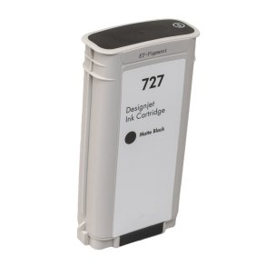 HP 727 Mat Sort bl�kpatron 130ml kompatibel