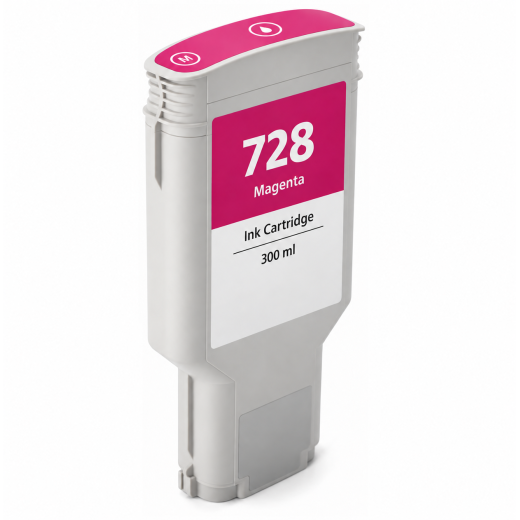 HP 728 Magenta bl�kpatron 300ml kompatibel