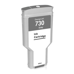 HP 730 Gr� bl�kpatron h�j kapacitet 300ml kompatibel