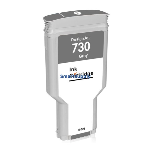 HP 730 Gr� bl�kpatron h�j kapacitet 300ml kompatibel