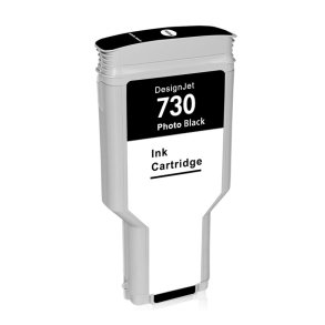 HP 730 Foto Sort bl�kpatron 130ml kompatibel