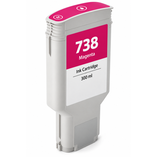 HP 738 Magenta bl�kpatron 300ml kompatibel
