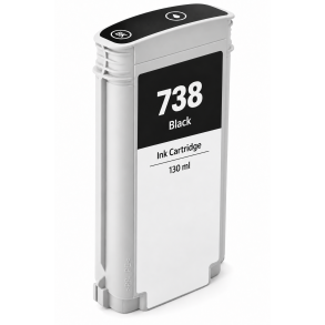HP 738 Sort bl�kpatron 130ml kompatibel