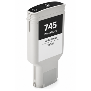 HP 745 Foto Sort bl�kpatron 300ml kompatibel