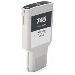 HP 745 Mat Sort bl�kpatron 300ml kompatibel