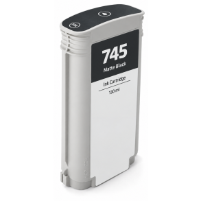 HP 745 Mat Sort bl�kpatron 130ml kompatibel
