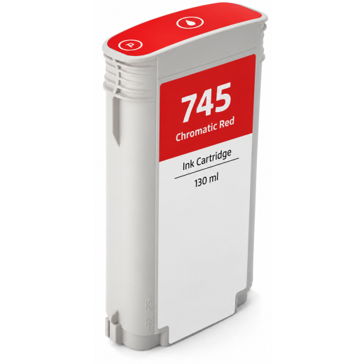 HP 745 Kromatisk R�d bl�kpatron 130ml kompatibel