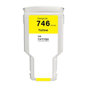 HP 746 Gul bl�kpatron 300ml kompatibel
