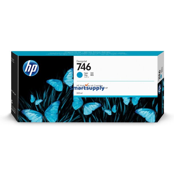HP 746 Cyan bl�kpatron 300ml original