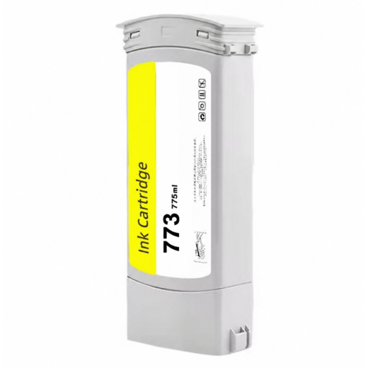 HP 773 Gul bl�kpatron 775ml kompatibel