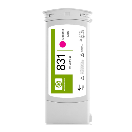 HP 831 Magenta bl�kpatron 775ml kompatibel