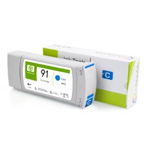 HP 91 Cyan bl�kpatron 775ml kompatibel