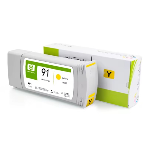 HP 91 Gul bl�kpatron 775ml kompatibel