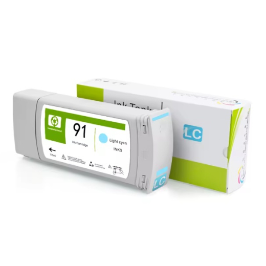 HP 91 Lys Cyan bl�kpatron 775ml kompatibel