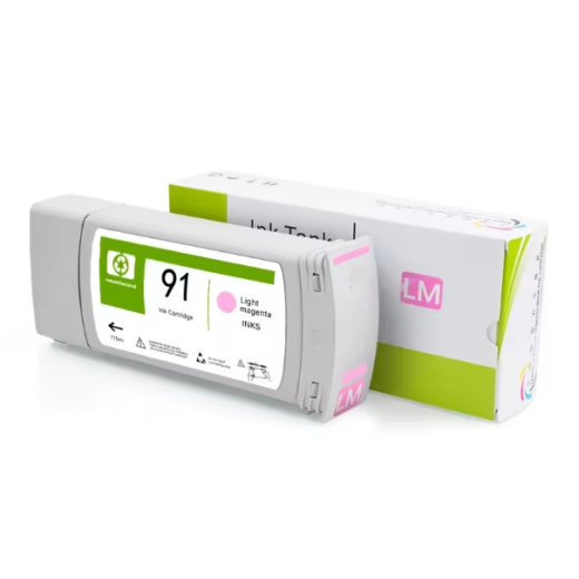 HP 91 Lys Magenta bl�kpatron 775ml kompatibel