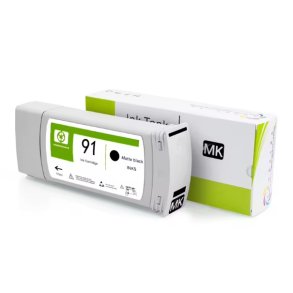 HP 91 Mat Sort bl�kpatron 775ml kompatibel