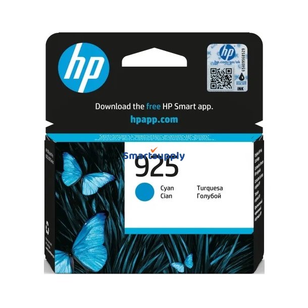 HP 925 Cyan blkpatron 400 sider original