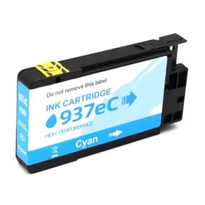 HP 937e Cyan blkpatron 1.650 sider kompatibel