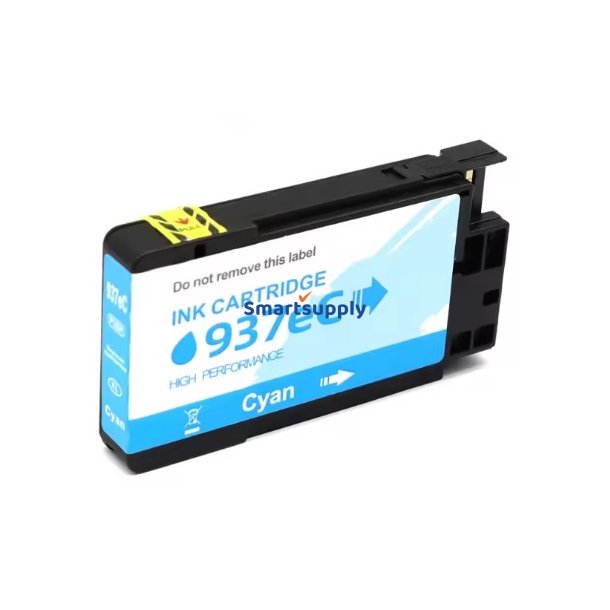HP 937e Cyan bl�kpatron 1.650 sider kompatibel
